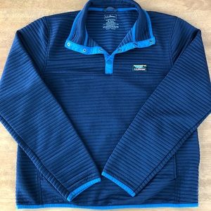 L.L. Bean Blue Pullover Sweatshirt
